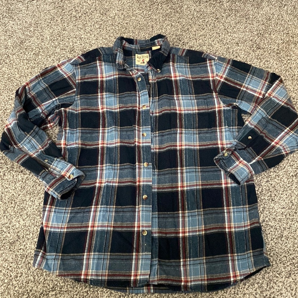 Men’s Cabela’s Red Head brand flannel shirt